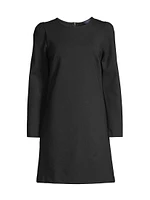 Ponte Puff-Sleeve Minidress