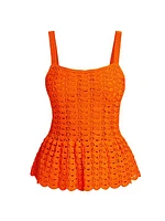 Crochet Peplum Top