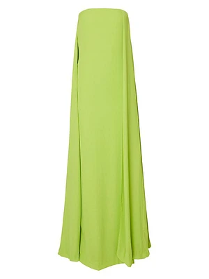 Strapless Column Gown