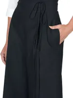 High-Waist Cropped Pants