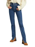 70s High-Rise Stretch Skinny Bootcut Jeans