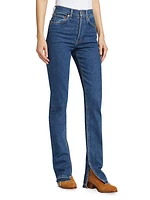 70s High-Rise Stretch Skinny Bootcut Jeans