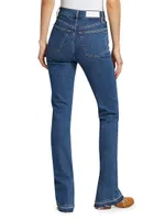 70s High-Rise Stretch Skinny Bootcut Jeans