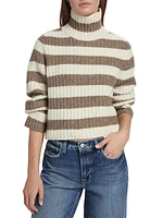 Striped Wool & Cashmere Sweater