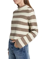 Striped Wool & Cashmere Sweater