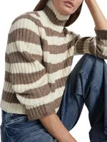 Striped Wool & Cashmere Sweater