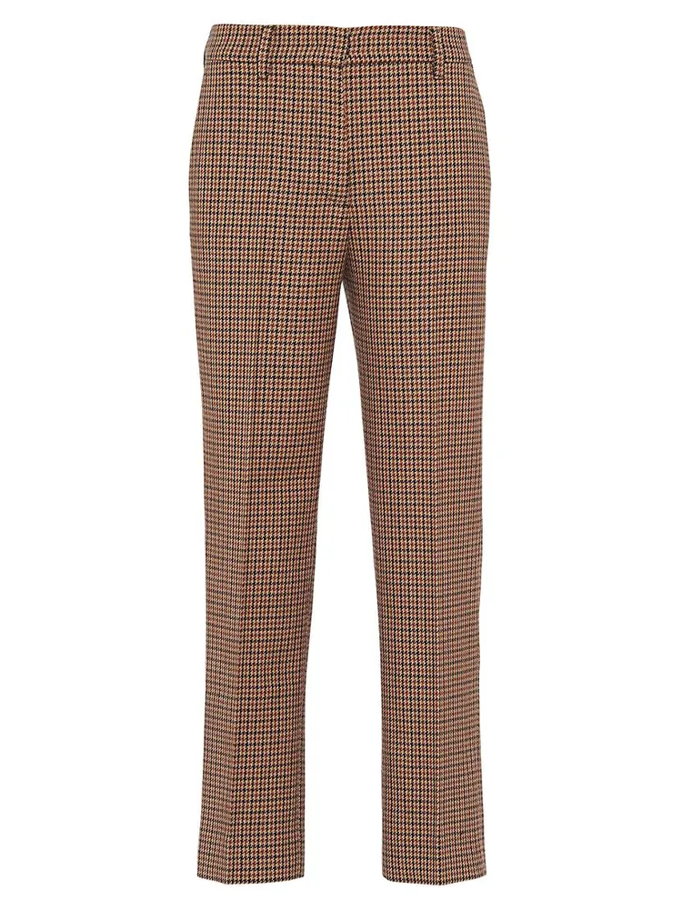 Houndstooth Check Pants