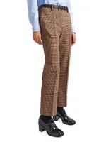 Houndstooth Check Pants