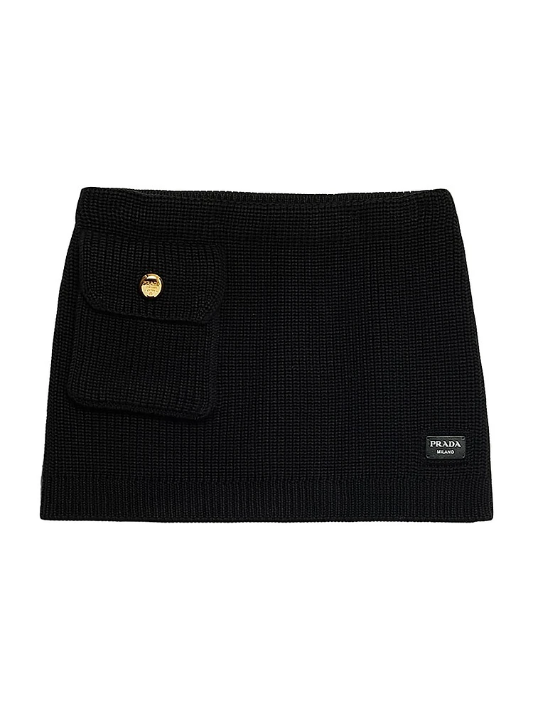 Wool Miniskirt