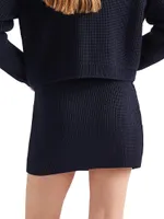 Wool Miniskirt