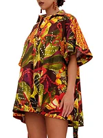 Shanti Printed Cotton Romper