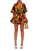 Shanti Printed Cotton Romper