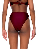 Liva High-Leg Bikini Bottoms