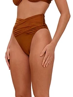 Ubu Cross-Over High-Rise Bikini Bottoms