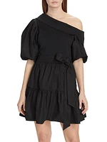 Georgia One-Shoulder Tiered Minidress