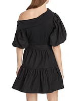 Georgia One-Shoulder Tiered Minidress