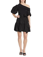 Georgia One-Shoulder Tiered Minidress