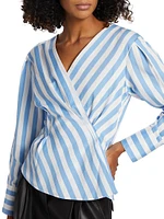 Tula Stripe Cotton Poplin Shirt