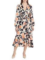 Blaire Floral Wrap Dress