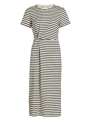 Chandan Striped Midi-Dress