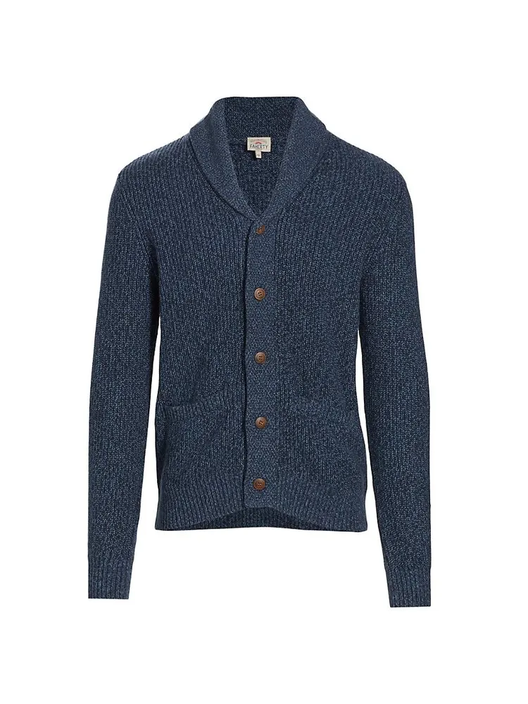 Marled Cotton Cardigan