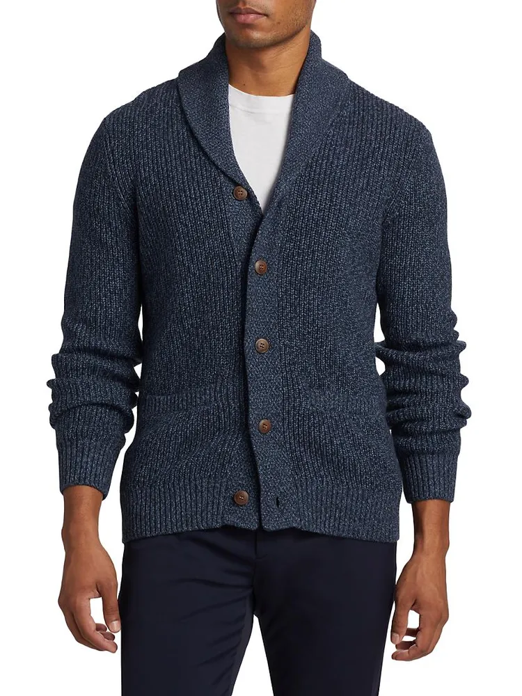 Marled Cotton Cardigan