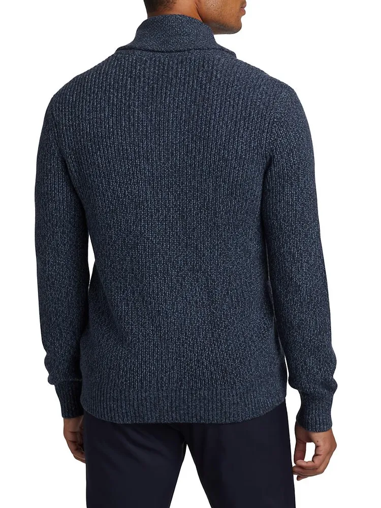 Marled Cotton Cardigan