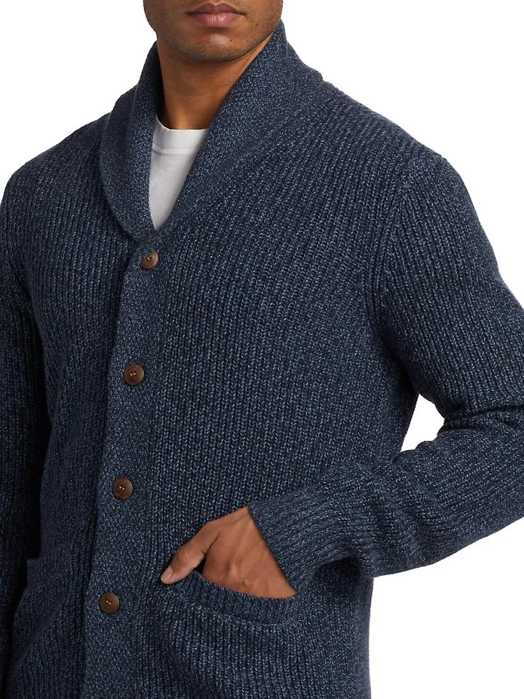 Marled Cotton Cardigan