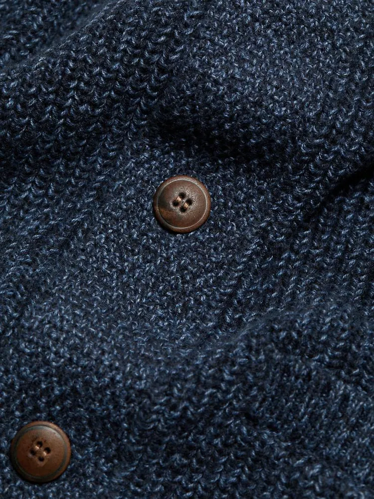 Marled Cotton Cardigan