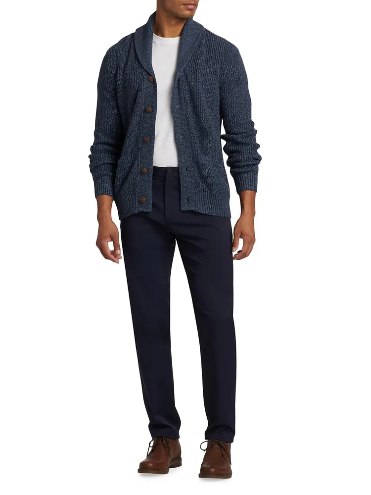 Marled Cotton Cardigan