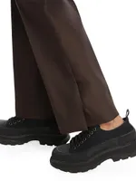 Wool Straight-Leg Trousers