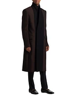 Wool-Blend Double-Breasted Coat