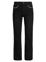 Persistence Of Memory Studded Bootcut Jeans