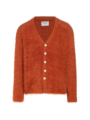 Persistance of Memory Shaggy V-Neck Cardigan