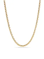 Fluted Chain Necklace 18K Gold