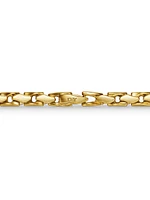 Fluted Chain Necklace 18K Gold