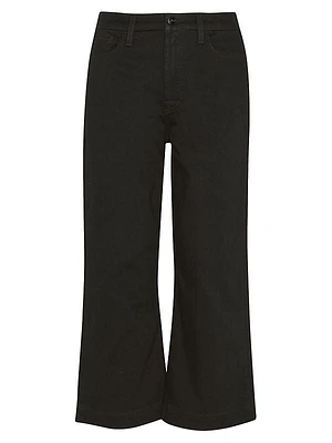 Cropped Wide-Leg Jeans