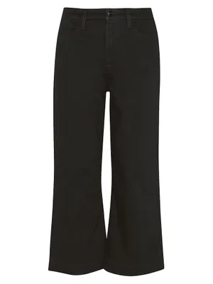 Cropped Wide-Leg Jeans