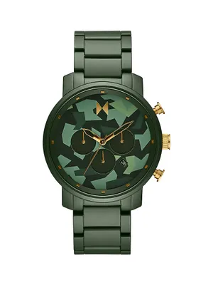 Camo Chrono Ceramic Bracelet Watch/45MM