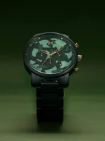 Camo Chrono Ceramic Bracelet Watch/45MM