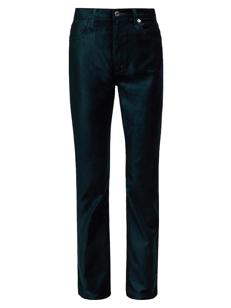 Nico Velvet Boot-Cut Trousers