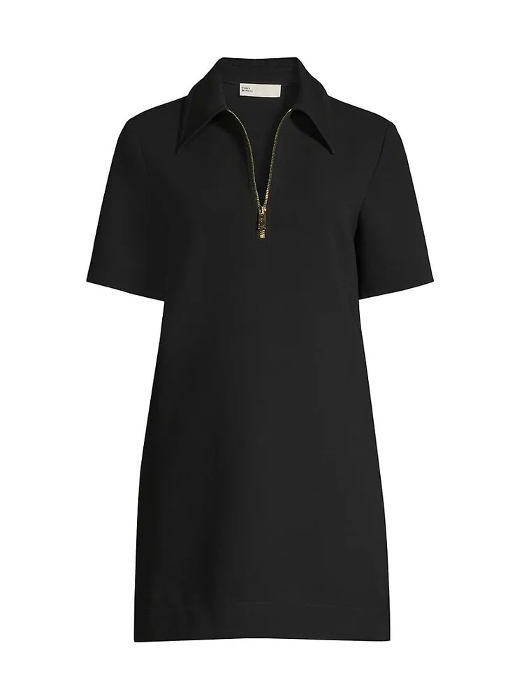 Crepe Polo Mini Dress