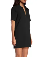 Crepe Polo Mini Dress