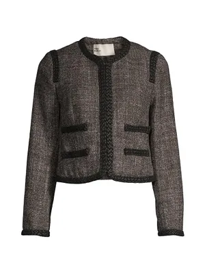 Tailored Wool Tweed Jacket