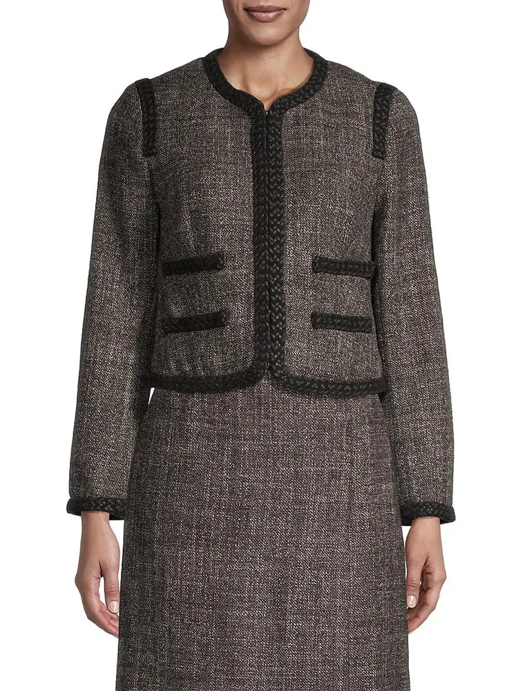 Tailored Wool Tweed Jacket