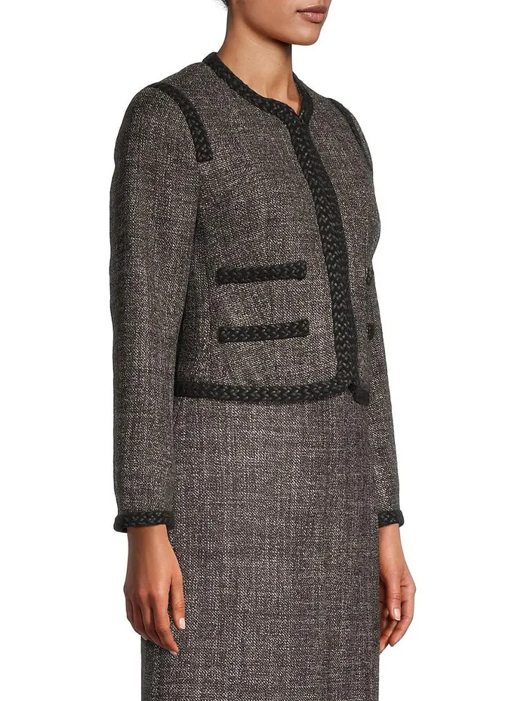 Tailored Wool Tweed Jacket