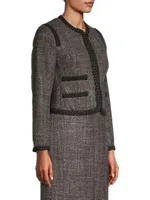 Tailored Wool Tweed Jacket