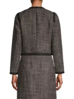 Tailored Wool Tweed Jacket