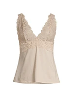 Bliss Harmony Lace-Trimmed Camisole Top