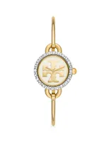 Miller Goldtone Interchangeable Bezel Bangle Watch